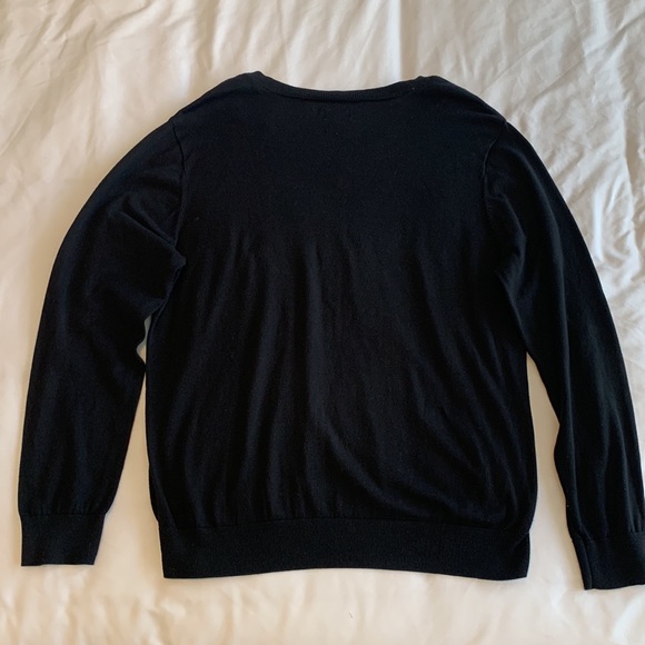 Mens J Ferrar v-neck sweater - Picture 2 of 4